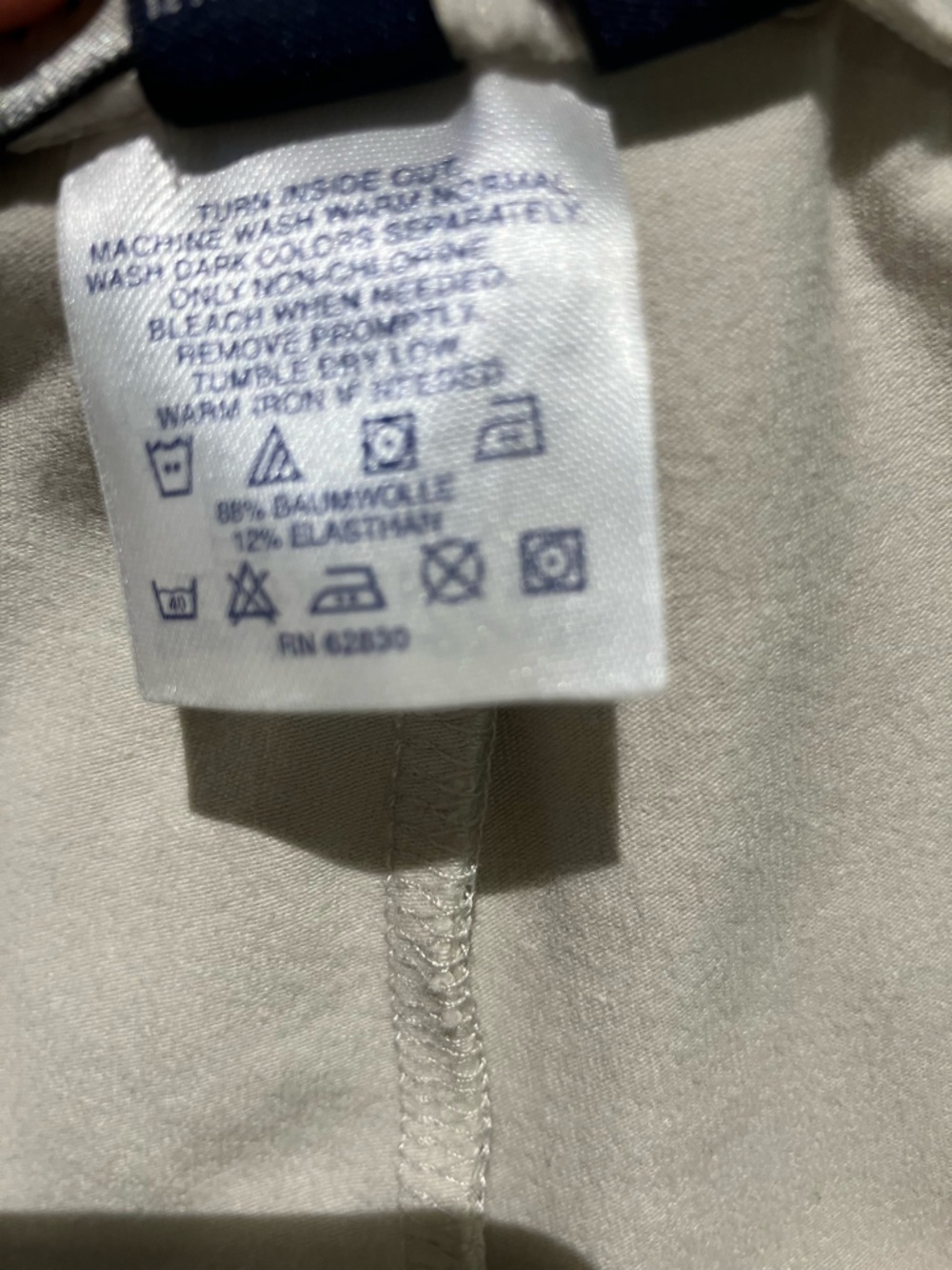 Lands' End Off-White Knit Pants - Picture 4 of 5